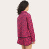 <span class="grassetto"> FELPA </span> Colletto Texture Magenta